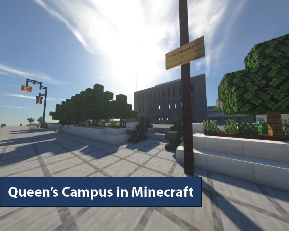 Queen's Campus in Minecraft