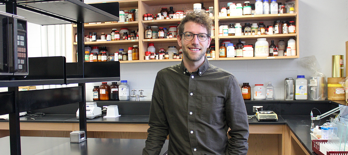 Kevin De France, an Assistant Professor of Chemical Engineering